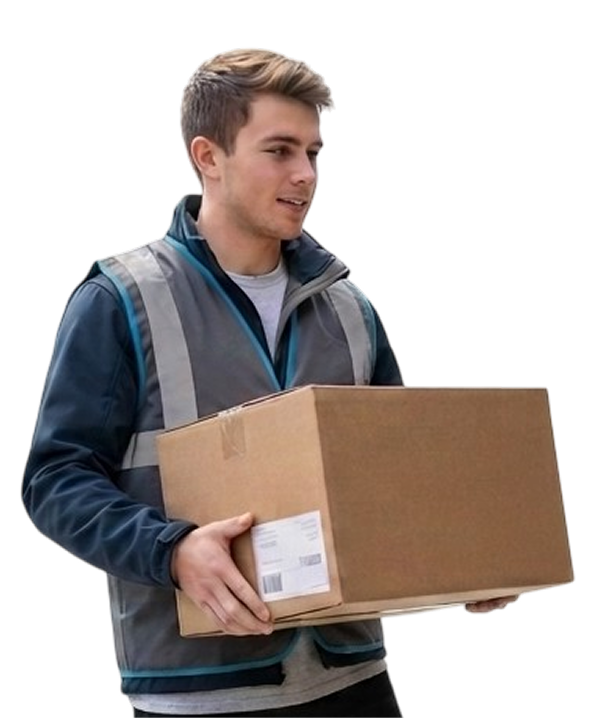 Diskrete Lieferung im Paket
